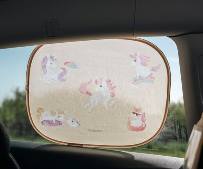 Filibabba Sun Shades for the Car 2pcs Unicorn Shores  108.00638