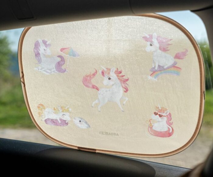 Filibabba Sun Shades for the Car 2pcs Unicorn Shores  108.00638
