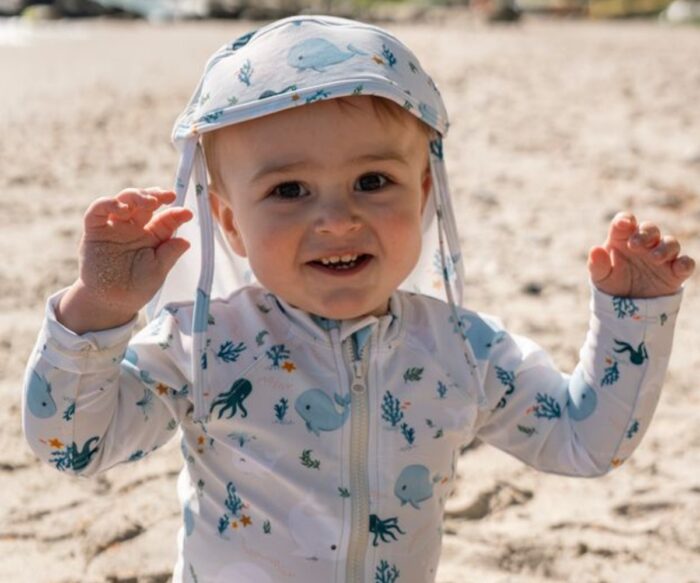 Filibabba Lykke UV Summer Hat – Christian’s Whale Tales one size (1-3 ετών) 108.00572