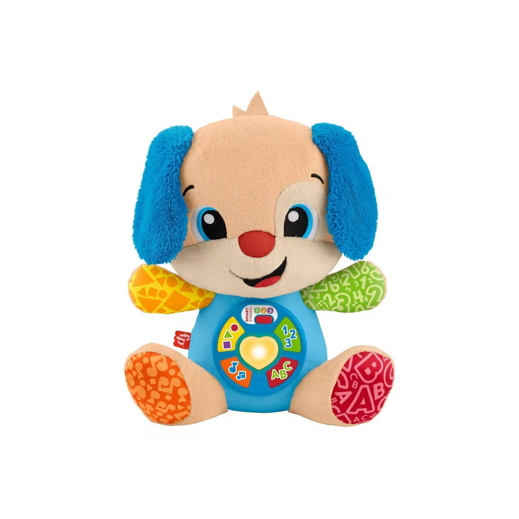 Mattel Fisher-Price Laugh & Learn, Εκπαιδευτικό Σκυλάκι Μπλε Smart Stages JFD25