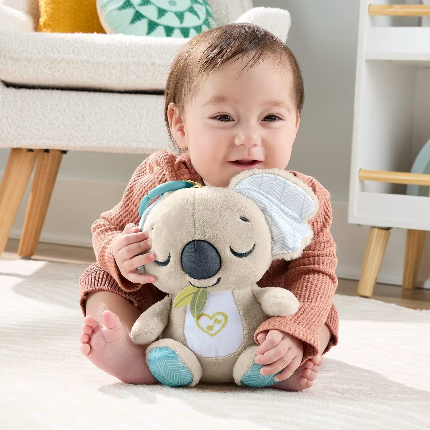 Mattel Fisher-Price Μαλακο Κοάλα Με Μουσικη Λούτρινο Παιχνίδι JBD65