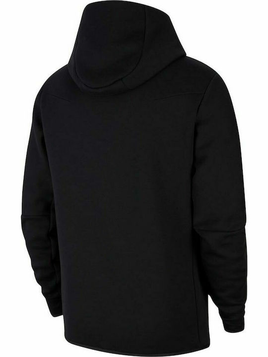 Nike Sportswear Tech Fleece Ανδρική Φούτερ Ζακέτα με Κουκούλα και Τσέπες Μαύρη