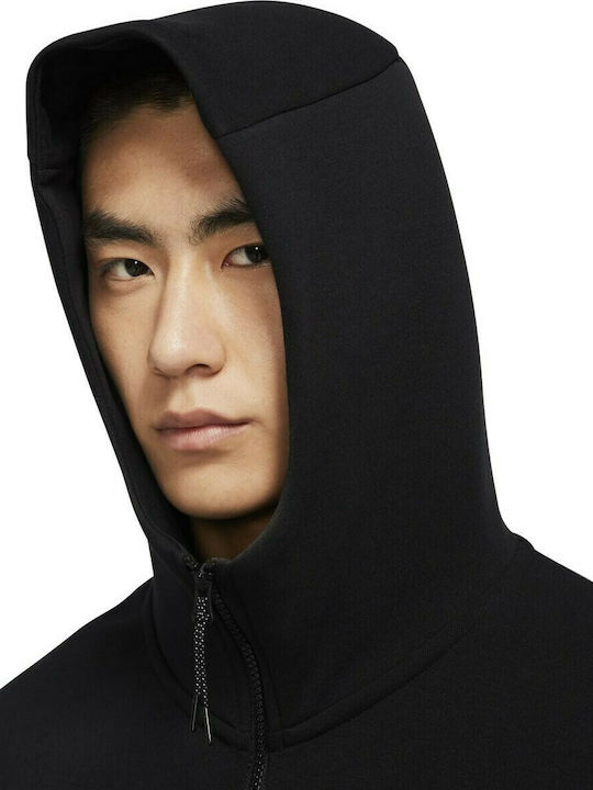 Nike Sportswear Tech Fleece Ανδρική Φούτερ Ζακέτα με Κουκούλα και Τσέπες Μαύρη