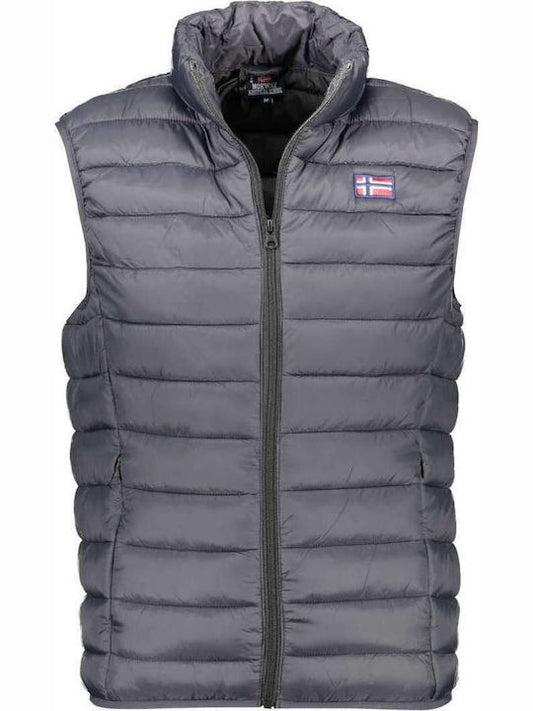 Squola Nautica Italiana Αμάνικο Ανδρικό Μπουφάν Puffer 119148 Μαύρο