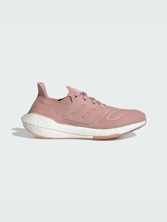 Adidas Ultraboost 22 Γυναικεία Αθλητικά Παπούτσια Running Wonder Mauve / Magic Mauve