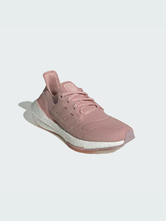 Adidas Ultraboost 22 Γυναικεία Αθλητικά Παπούτσια Running Wonder Mauve / Magic Mauve