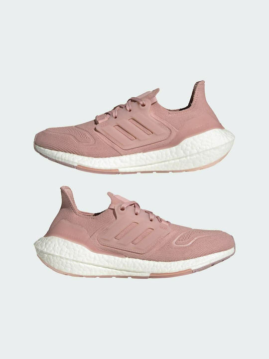 Adidas Ultraboost 22 Γυναικεία Αθλητικά Παπούτσια Running Wonder Mauve / Magic Mauve