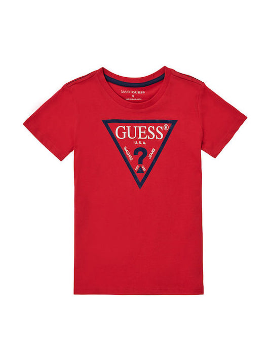 Guess Tholma Παιδικό T-shirt Κόκκινο