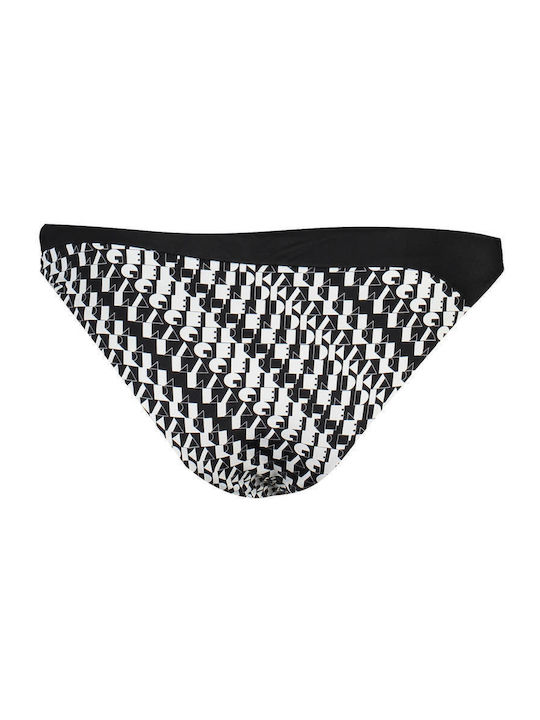 Karl Lagerfeld Bikini Slip Μαύρο