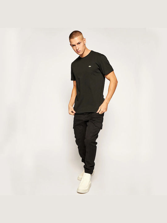 Lacoste Crew Neck Ανδρικό T-shirt TH2038-00-31 Κοντομάνικο Μαύρο