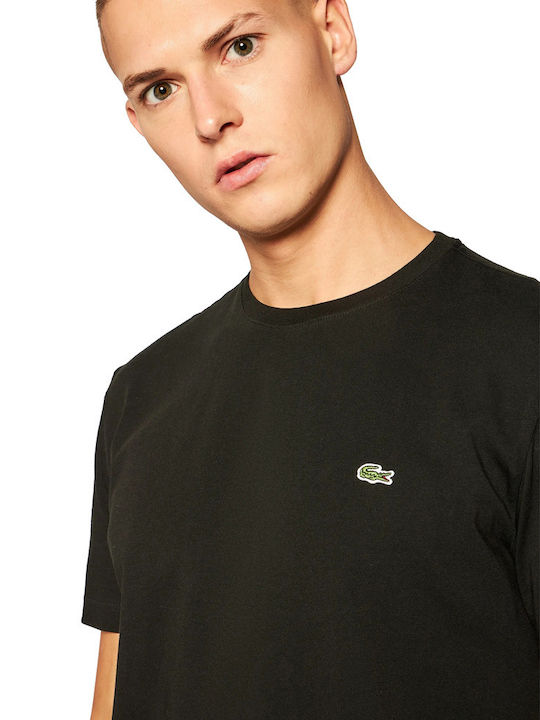Lacoste Crew Neck Ανδρικό T-shirt TH2038-00-31 Κοντομάνικο Μαύρο