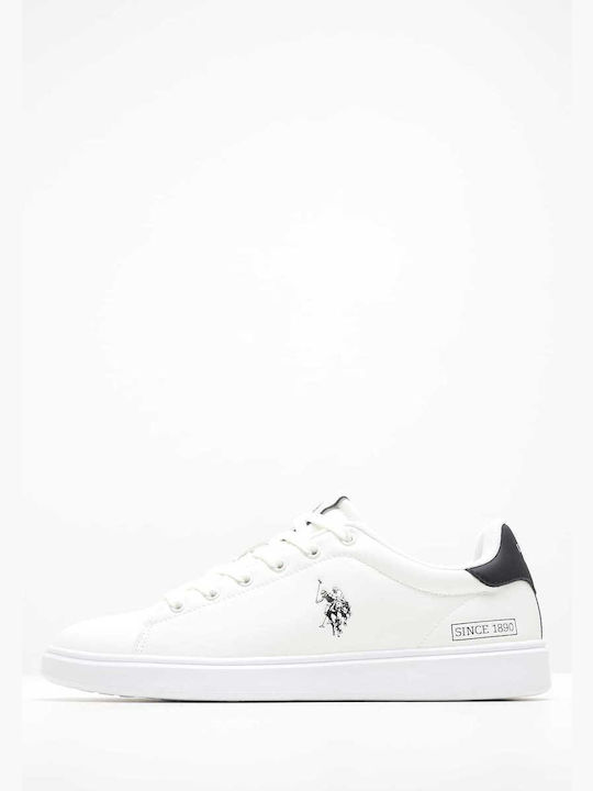 U.S. Polo Assn. Ανδρικο Sneakers Λευκό