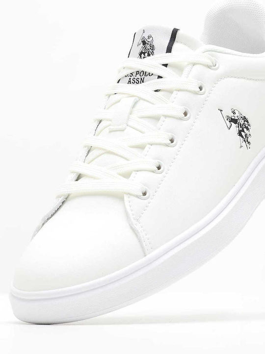 U.S. Polo Assn. Ανδρικο Sneakers Λευκό