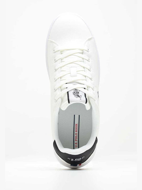 U.S. Polo Assn. Ανδρικο Sneakers Λευκό