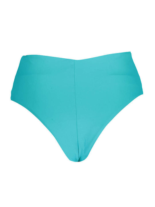 Karl Lagerfeld Bikini Slip Ψηλόμεσο Light Blue