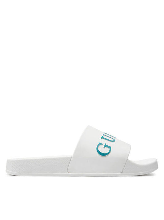 Guess Σαγιονάρες σε Λευκό Χρώμα