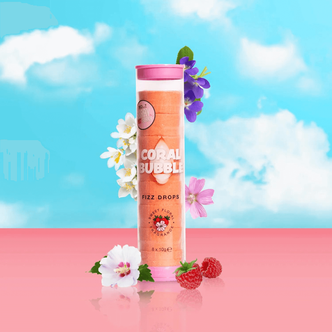 Fizz Drops -CORAL BUBBLE- 8x10gr Sorry Not Sorry | SO...?