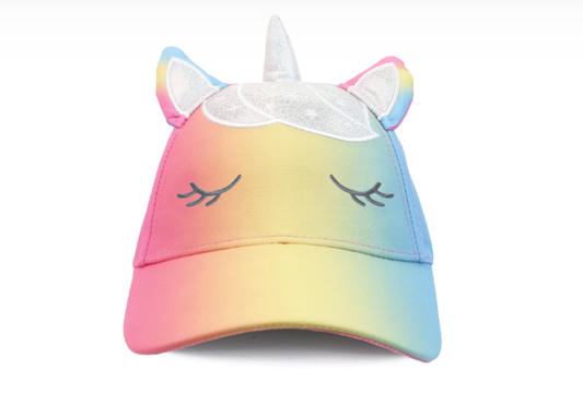 FlapjackKids Καπέλο Τζόκεϋ Rainbow Unicorn Large  (4-6 ετών)  FJKDC200L
