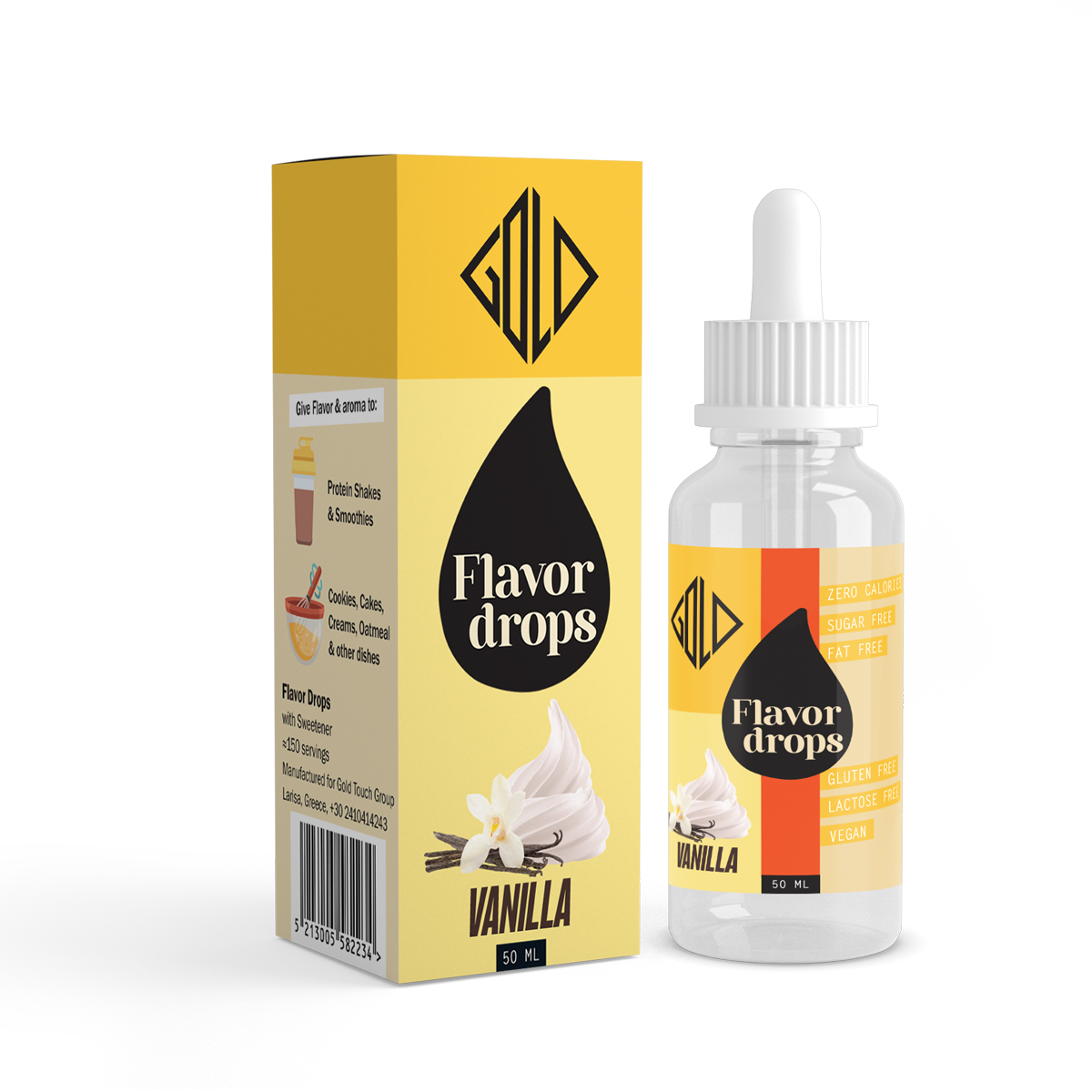 FLAVOR DROPS 50ML – GOLD TOUCH