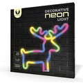 Forever Light Διακοσμητικό Φωτιστικό Φιγούρα Neon Μπαταρίας Πολύχρωμο