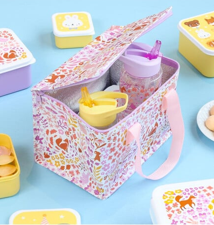 A little lovely company Τσαντάκι μεταφοράς φαγητού - Flower Garden CBFGMU35