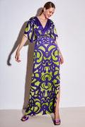 Maxi printed φόρεμα - 16