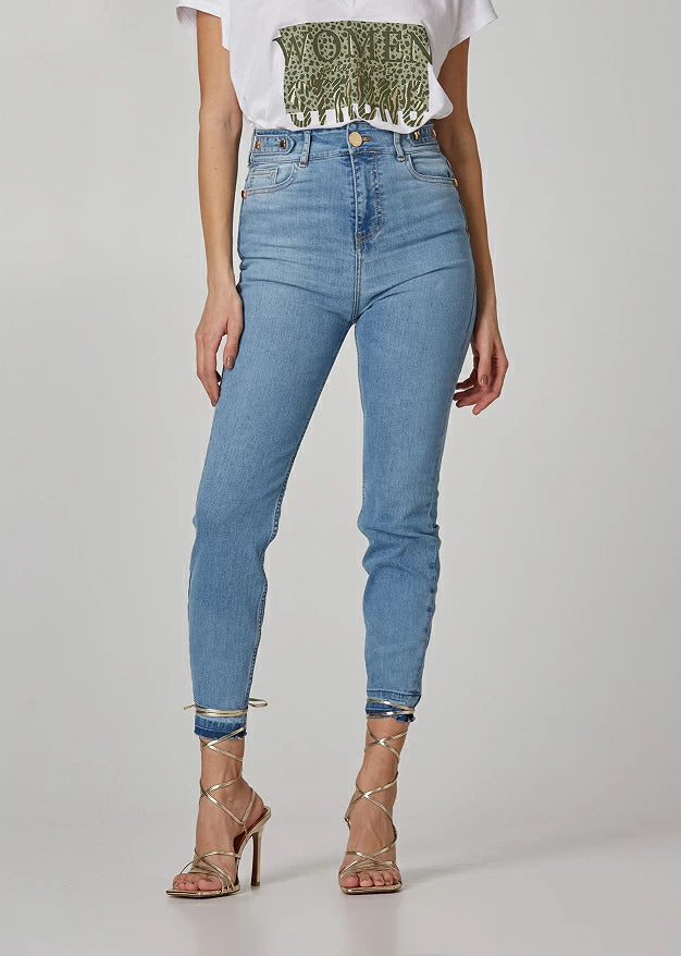 Jean ψηλόμεσο slim fit - 27