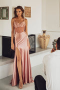 Φόρεμα maxi nude - 10