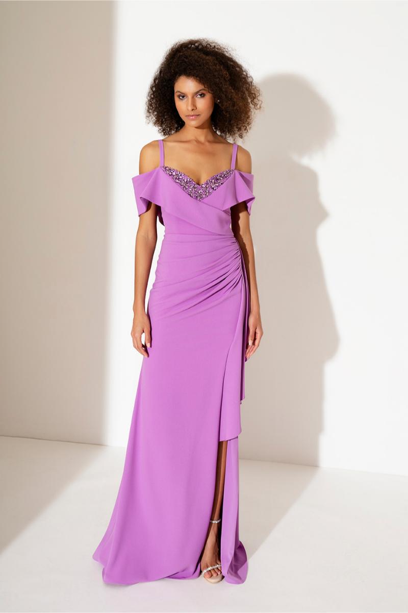 Φόρεμα maxi lilac Allure - 14