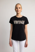 Tshirt Vintage μαύρο - 1