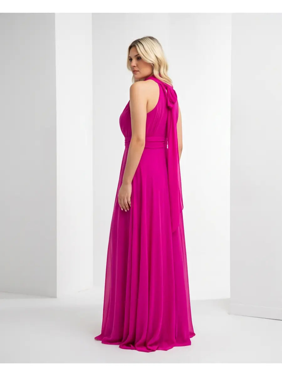 Φόρεμα maxi magenta - 14