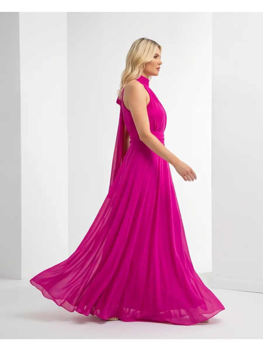 Φόρεμα maxi magenta - 14