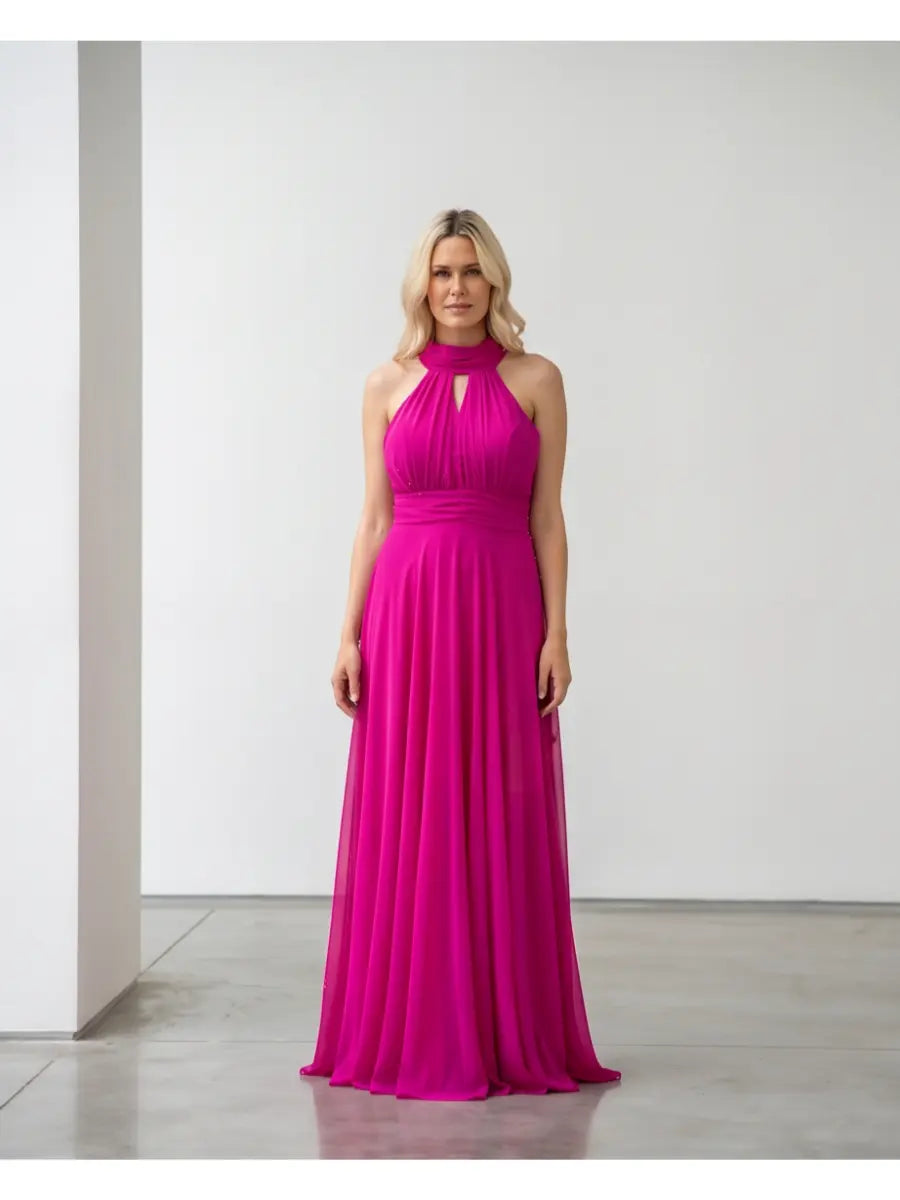 Φόρεμα maxi magenta - 14