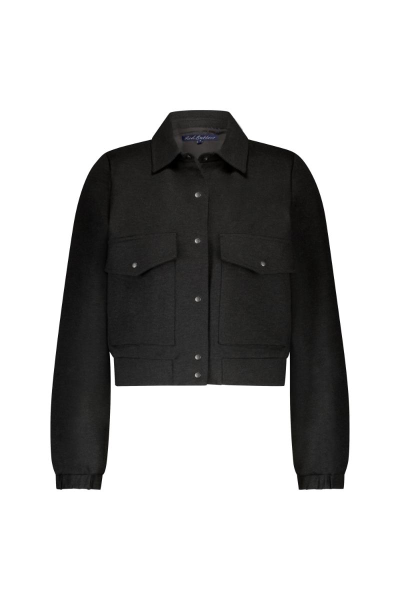 Ζακέτα γκρί bomber - XL