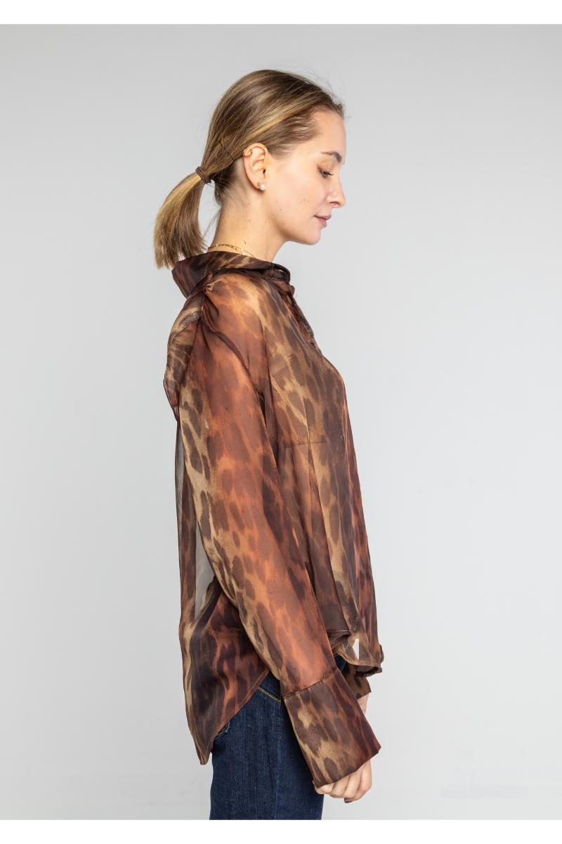 Πουκάμισο animal print - S