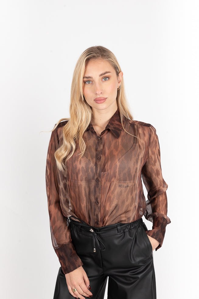 Πουκάμισο animal print - S