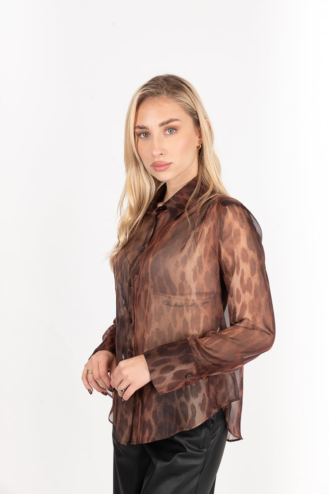 Πουκάμισο animal print - S