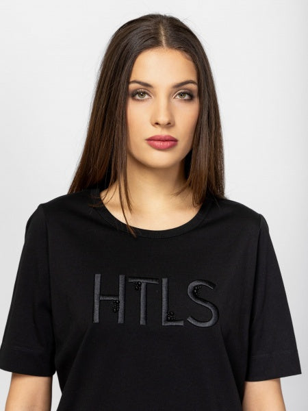 Tshirt μαύρο - XS