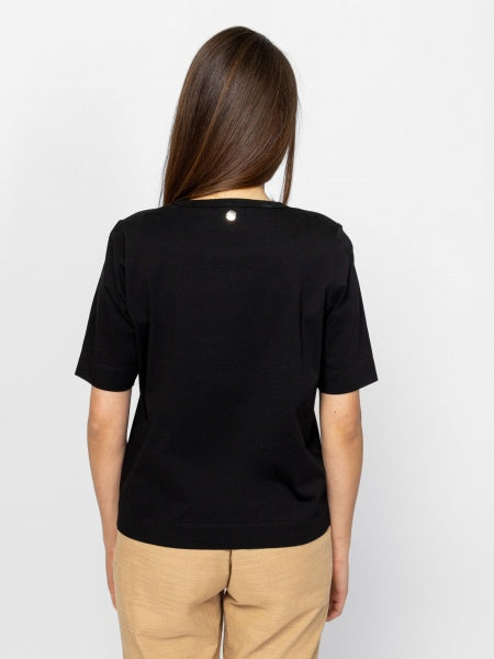 Tshirt μαύρο - XS