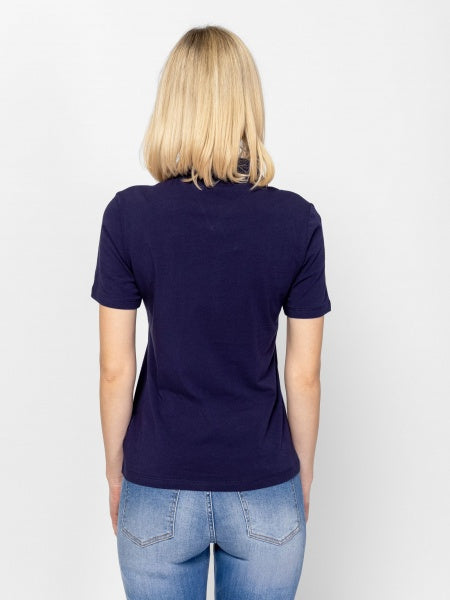 Tshirt γιακά μπλέ - XL