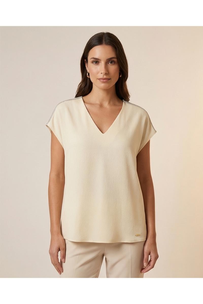 Μπλούζα με V-neck - M