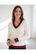 Μπλούζα V-neck ALBERTINI - XL