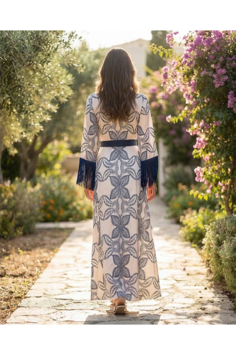 Φόρεμα κρουαζέ maxi - 2XL