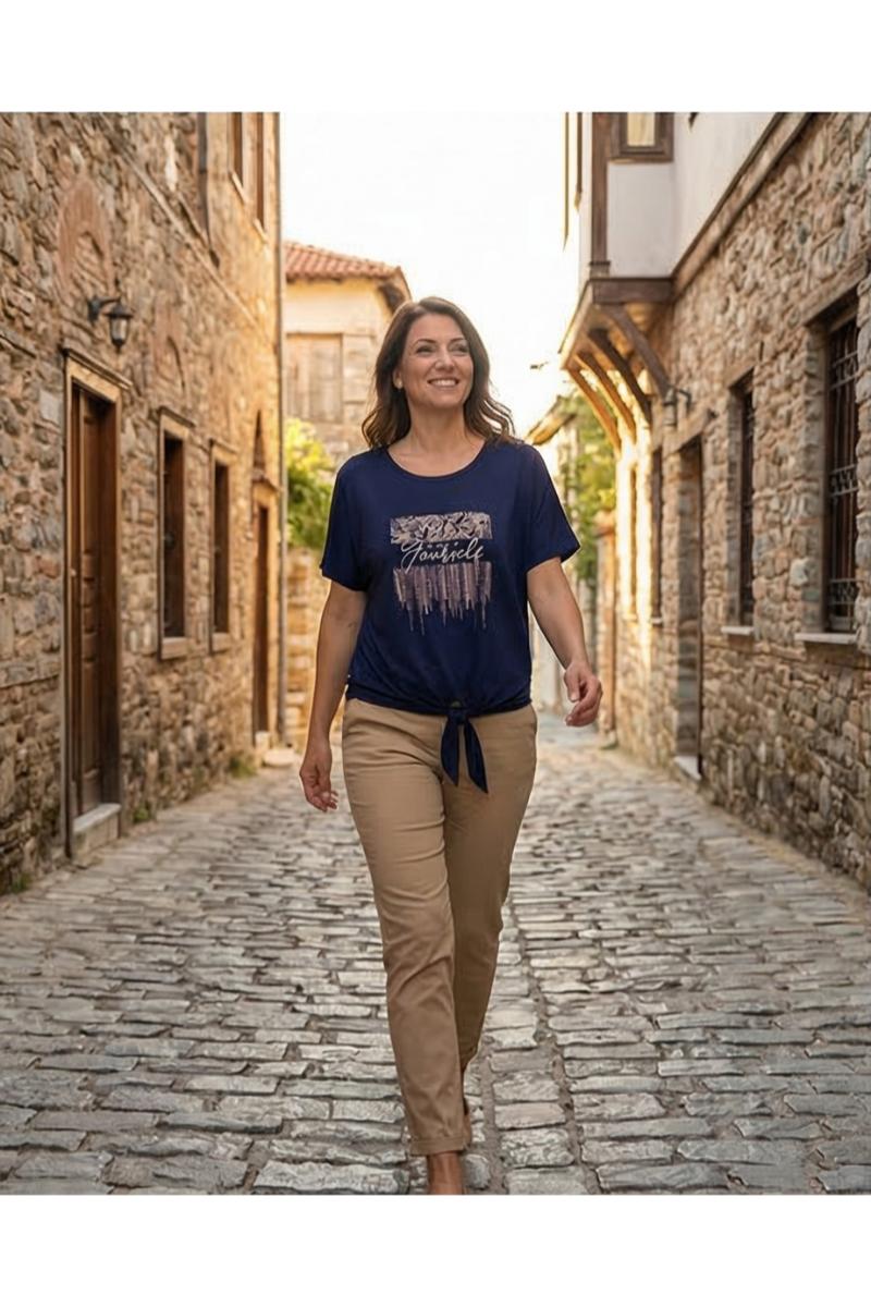 Tshirt μπλέ - L