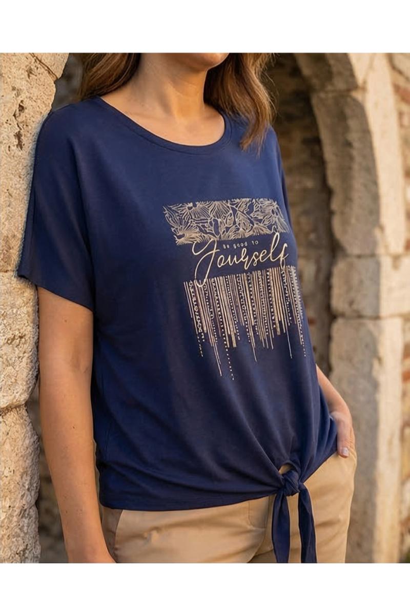Tshirt μπλέ - L