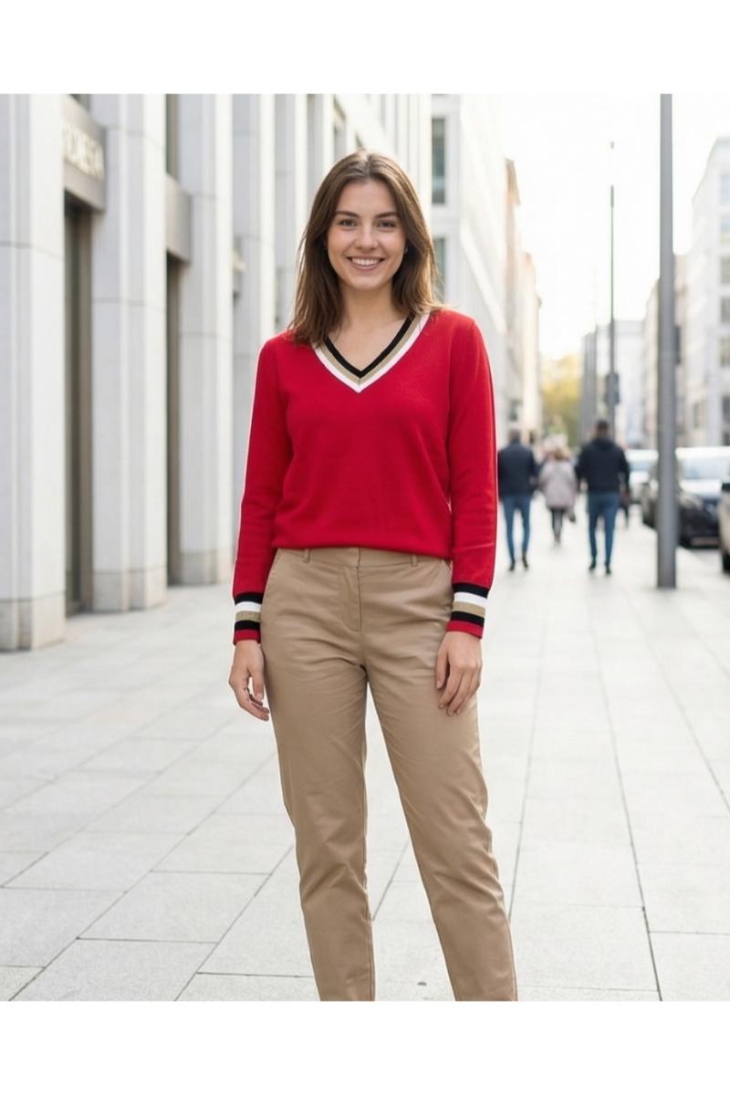 Μπλούζα V-neck Albertini - XL