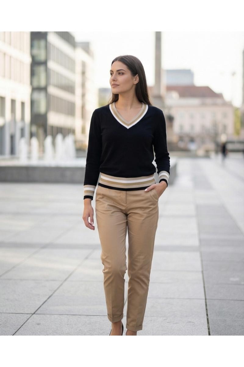 Μπλούζα V-neck Albertini - M