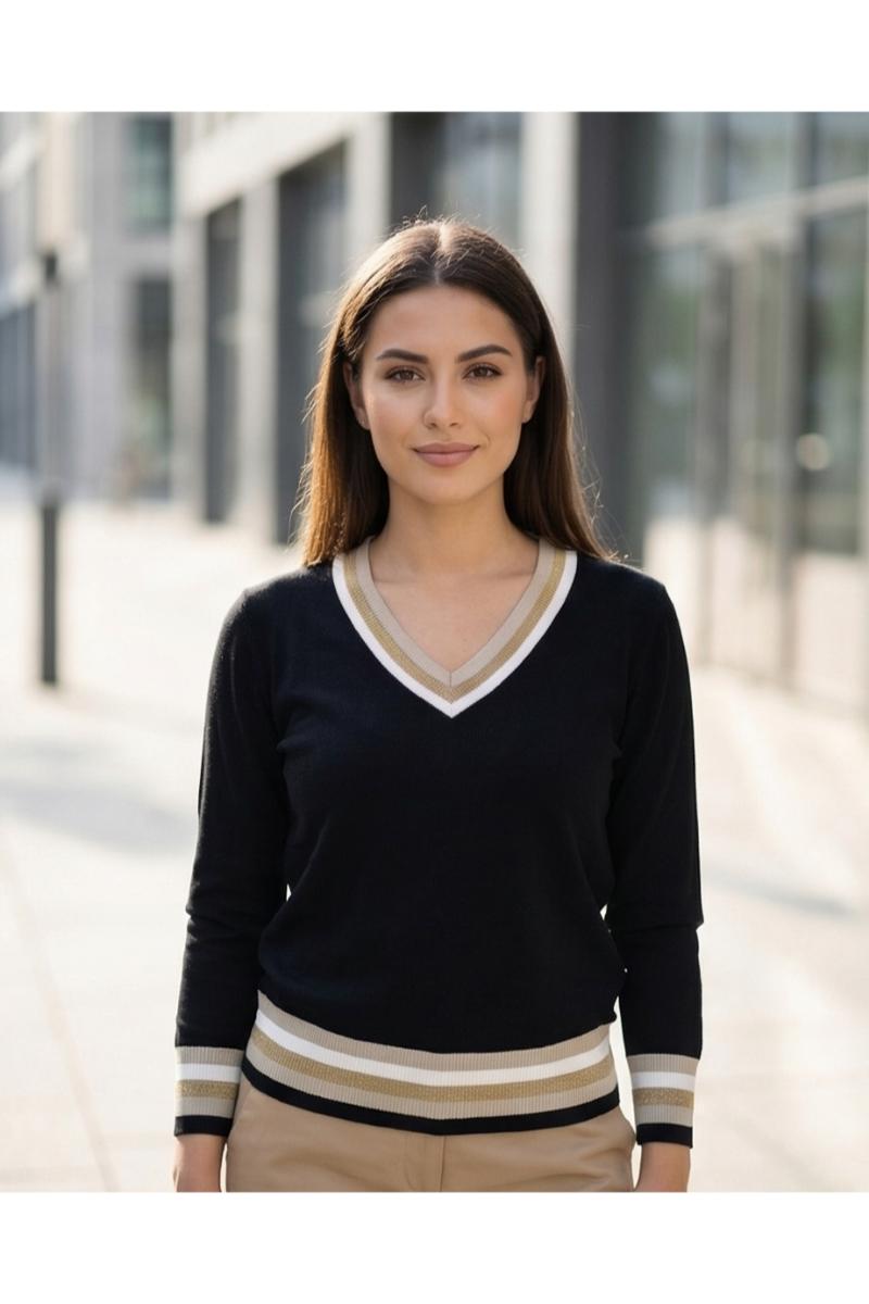 Μπλούζα V-neck Albertini - M
