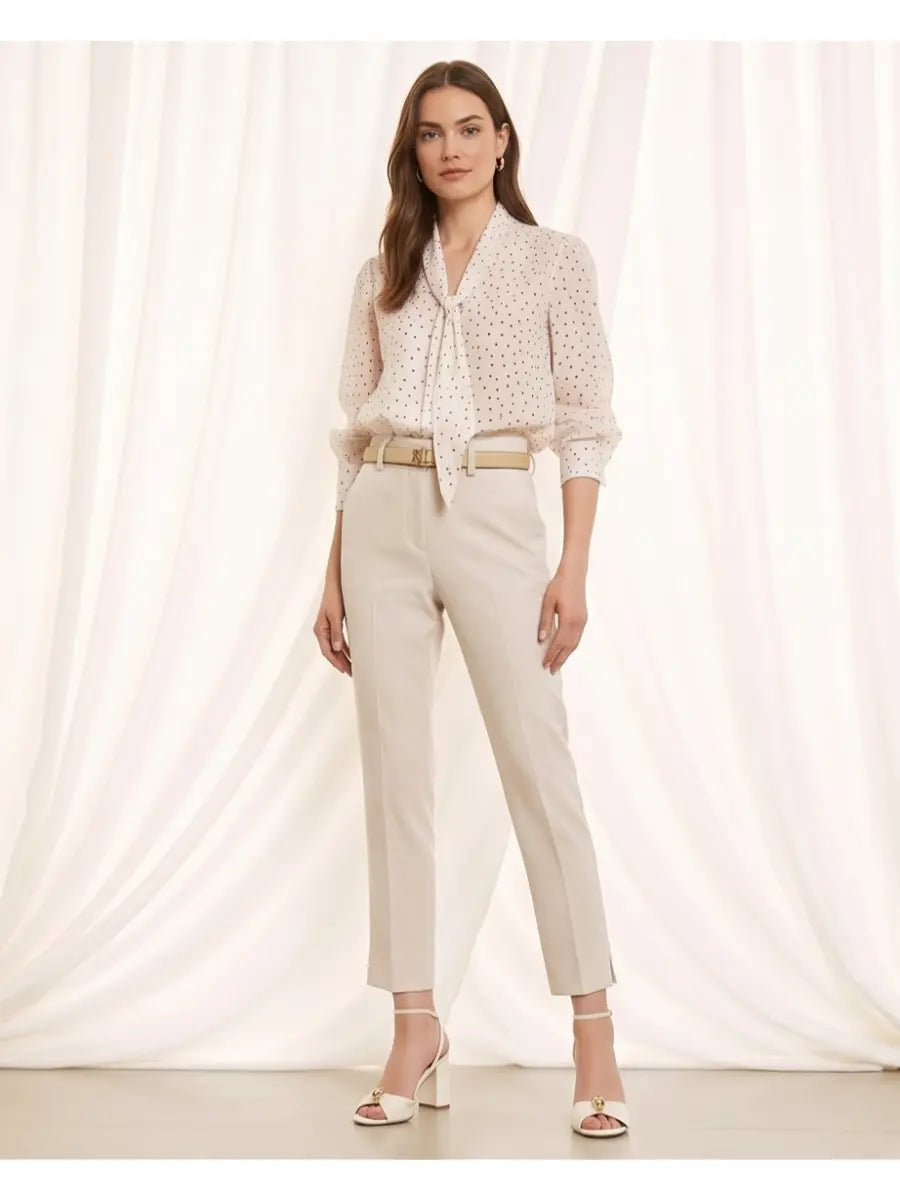Παντελόνι εκρού office look - 46