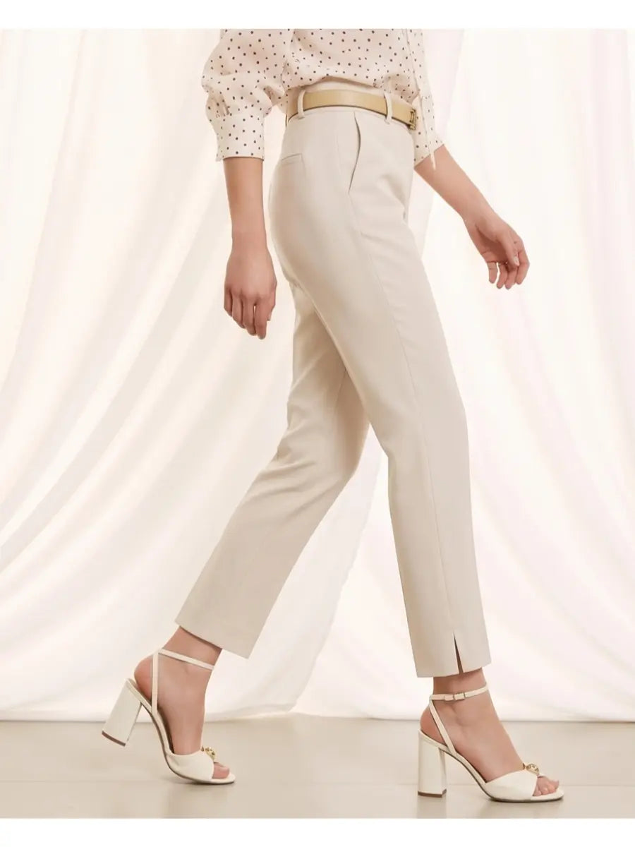 Παντελόνι εκρού office look - 46